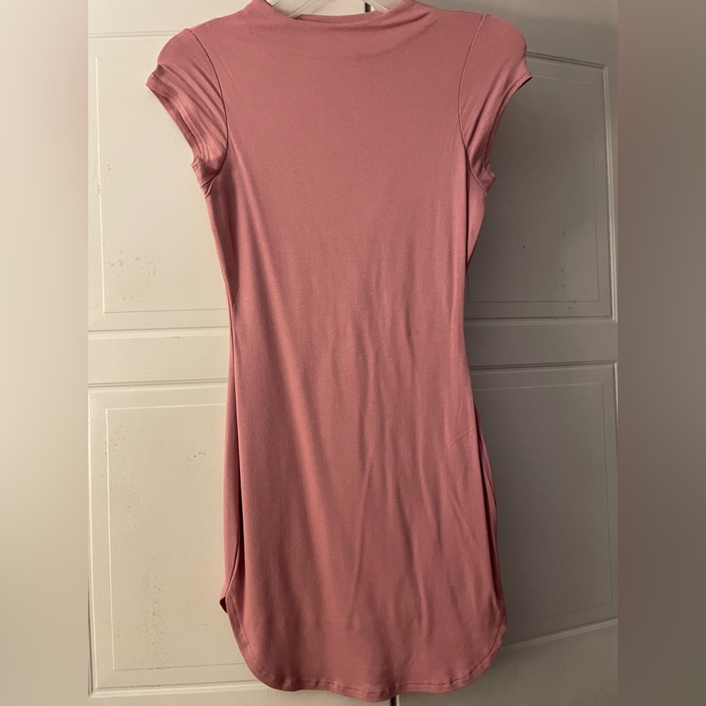 A’GACI Pink Bodycon Dress